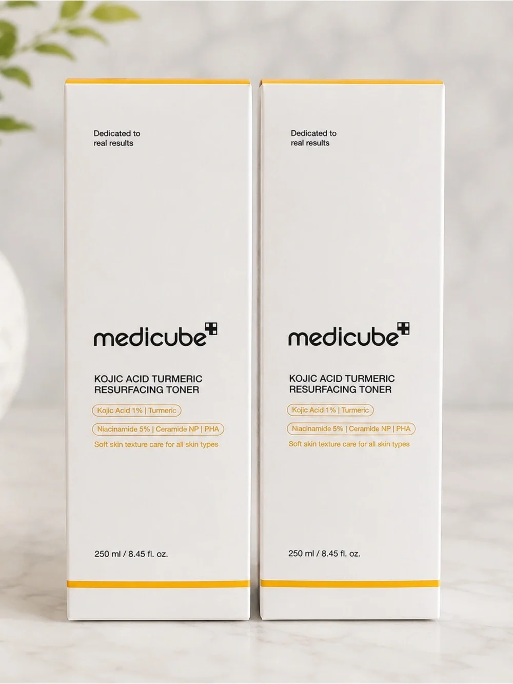 NEW! 2 PACK Medicube Kojic Acid Turmeric Resurfacing Toner 250ml Korean Skincare